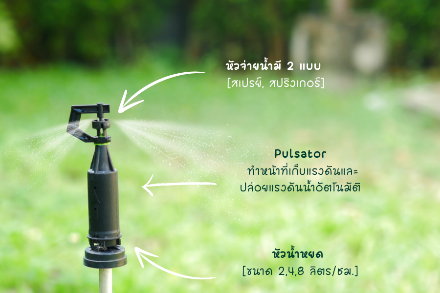 Pulsator sprinklers